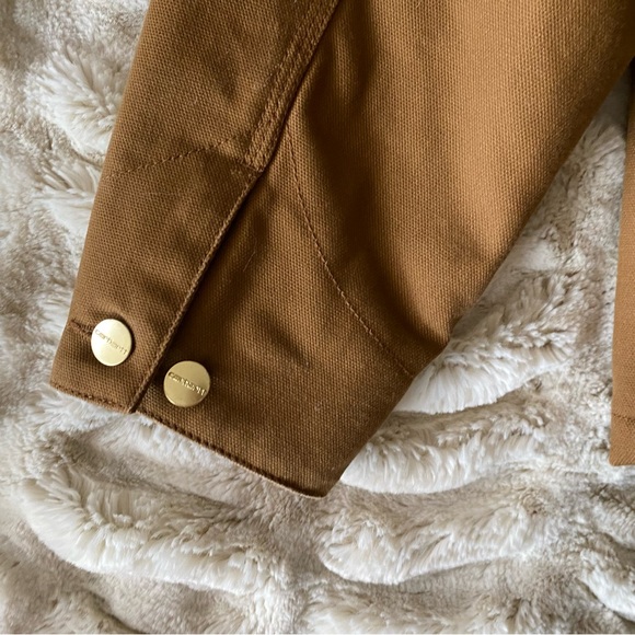 Carhartt WIP Work in Progress Michigan Chore Coat Hamilton Brown Dearborn Canvas - Picture 11 of 14
